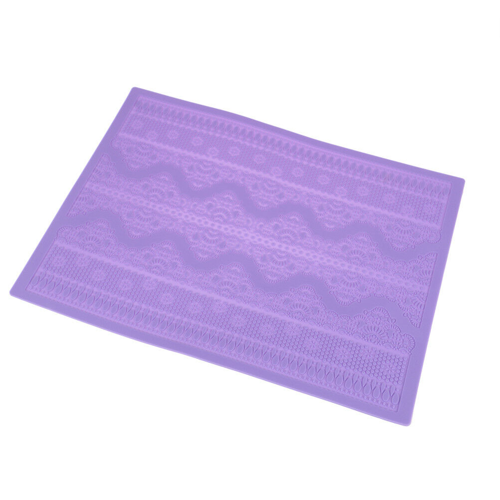 lace mould silicone mat fondant sugar craft ca mold diy baking decorating too&BD