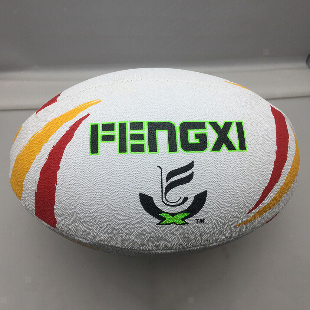 Portable Rugby Football Training Ball Inflatable for Outdoor Safe Play 60cm