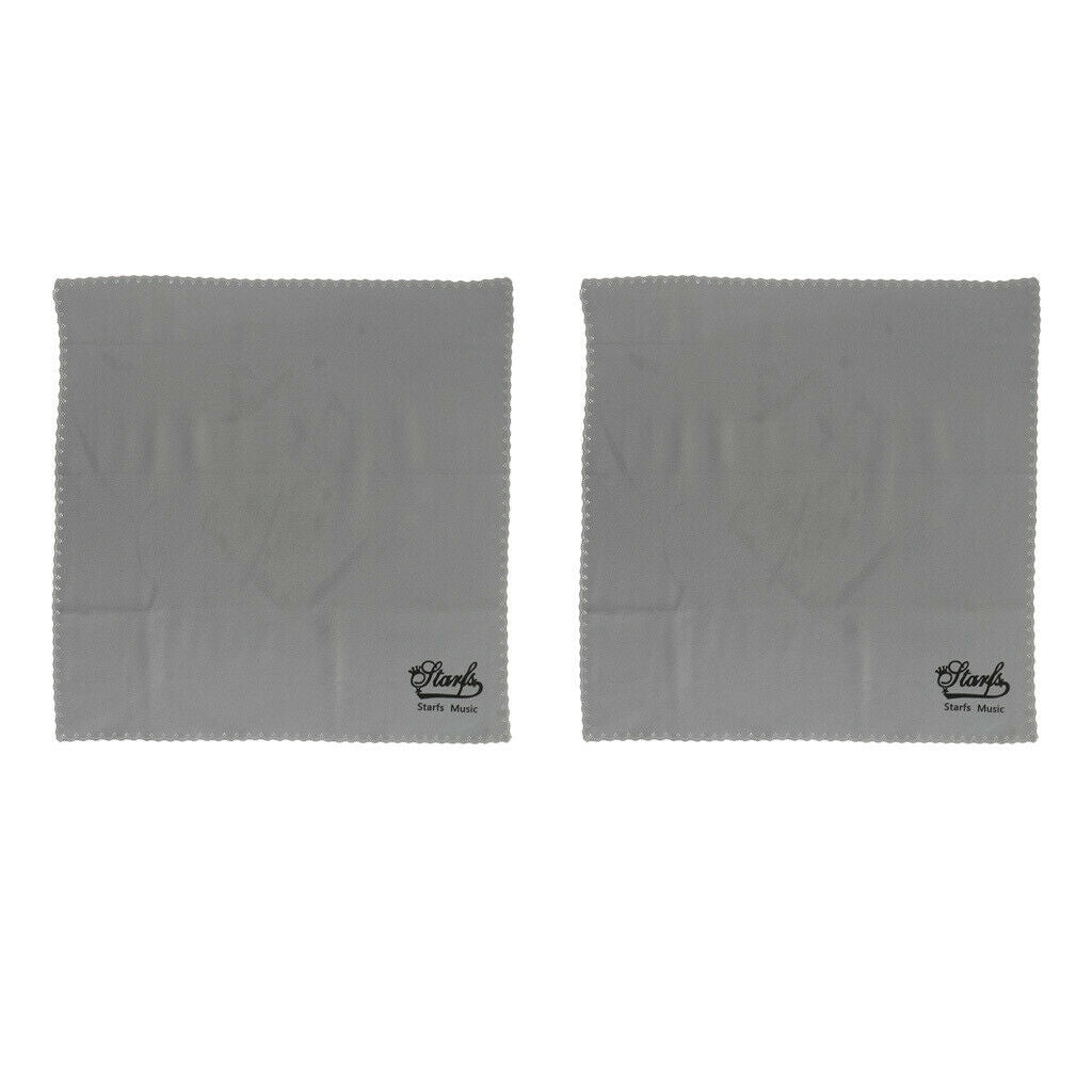 Musical Instruments Cleaning Towel Gray, Yellow Clarinet / Flute / Saxophone