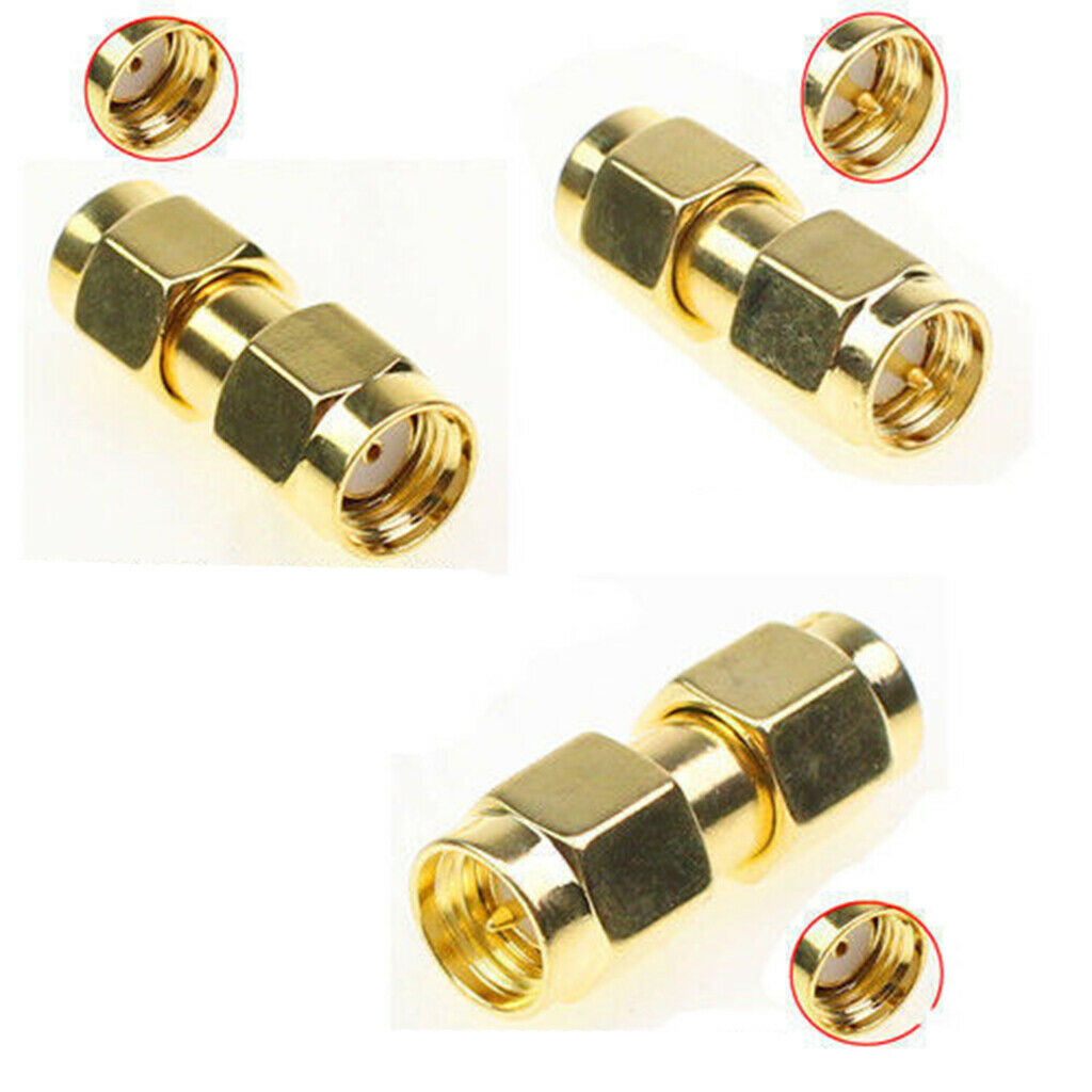 18pcs Different Type SMA Connectors, SMA Kits Connector Converter Adapter