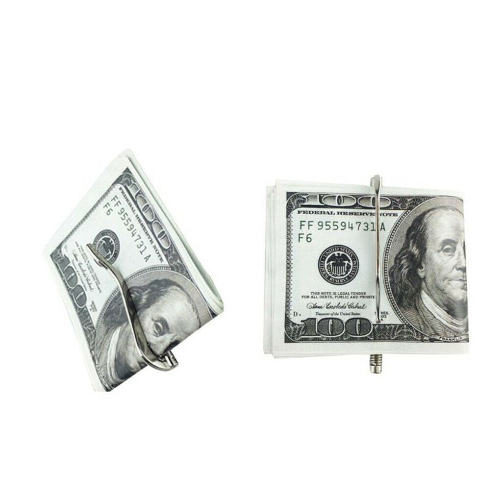 Metal Bifold Money Clip Bar Wallet Replace Parts Organizers Clip For Cash