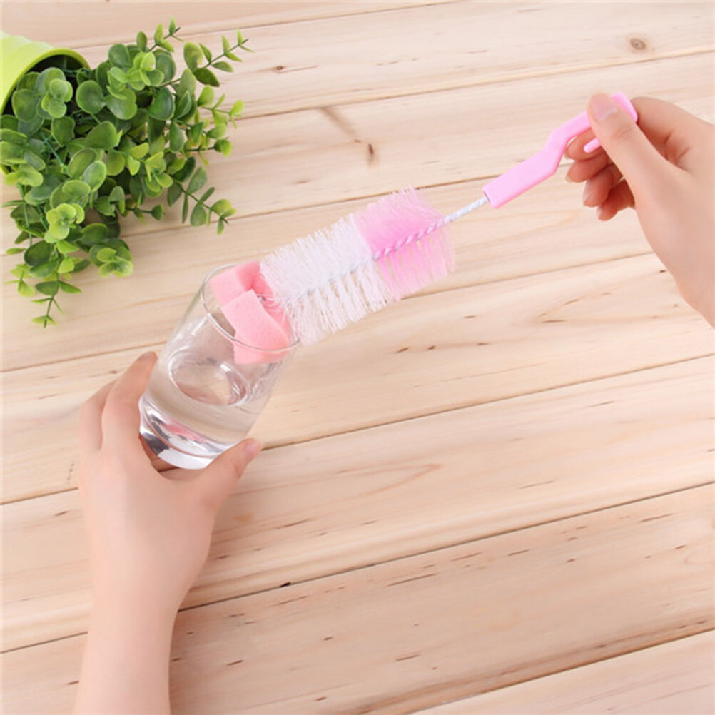 Teat Teapot Nozzle Spout Tube Nylon Cleaning Baby Milk Bottle Nipple Brus.l8