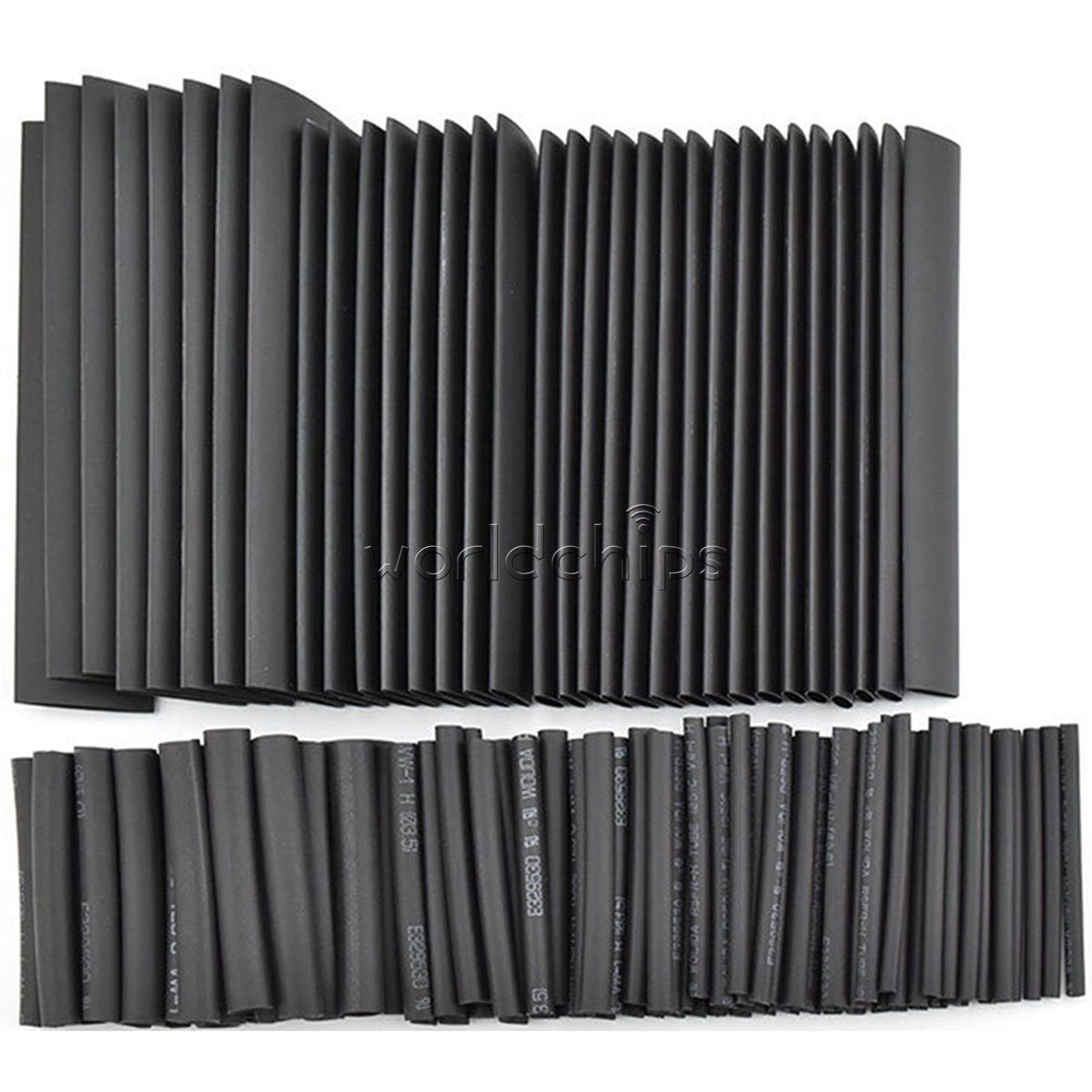 127 PCS Assortment Heat Shrink Sleeve Electrical Cable Tube Tubing Wrap Wire Kit