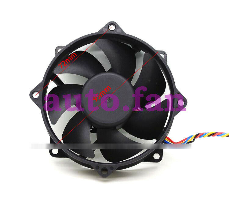 For CPU Cooling Fan KDE1209PTVX  12V 4.4W 4 Pin  90 x 25mm