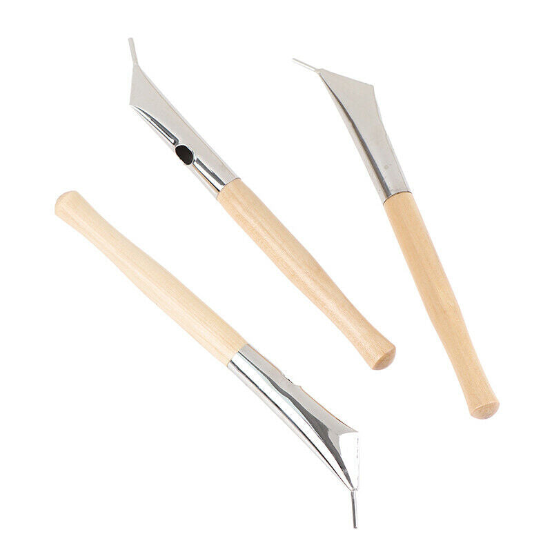 3pcs/Set Carving Clay Pottery Ceramic Tool Wax Printing Pens Batik Wax To.l8