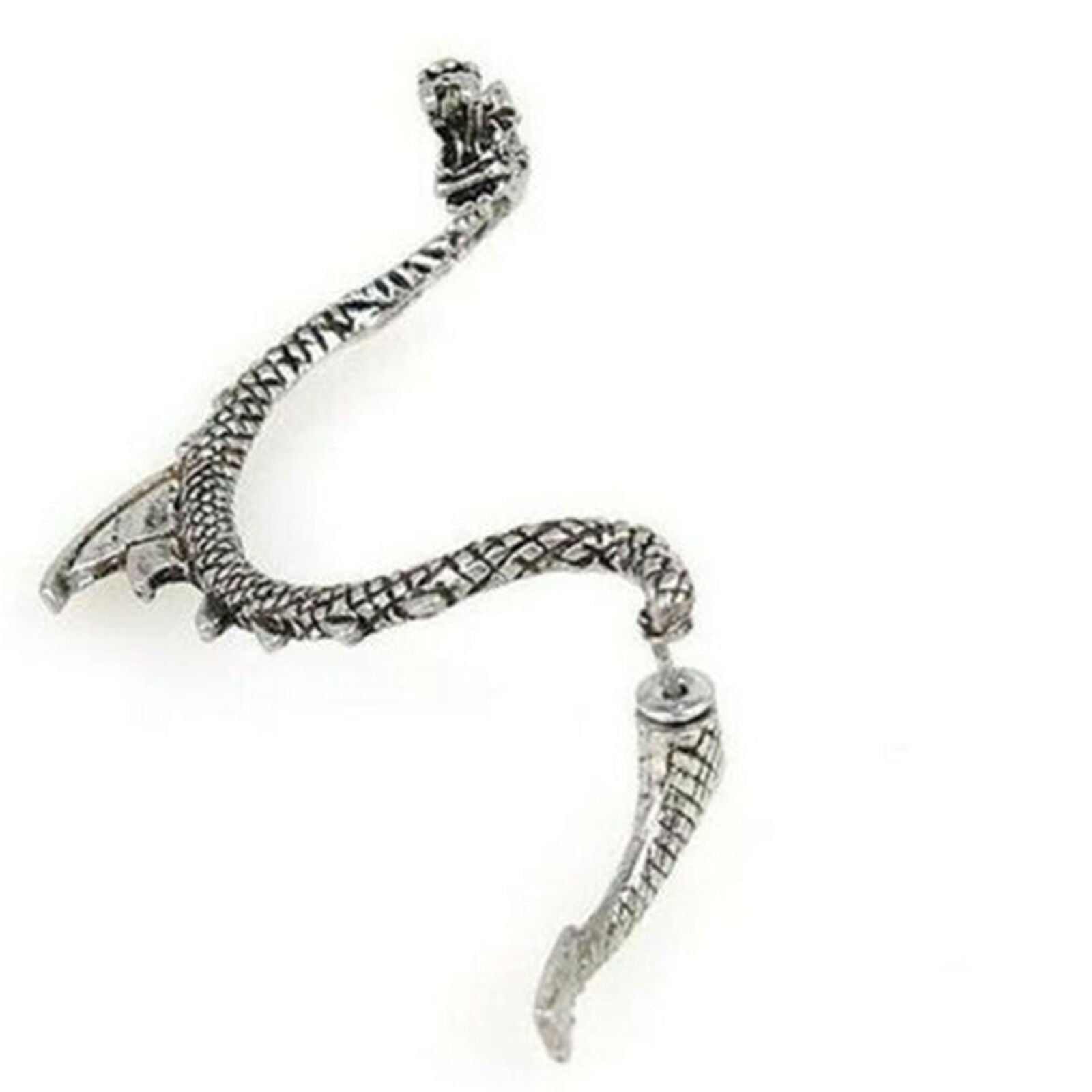 Gothic Punk Rock Crystal Clip Ear Cuff Stud Wrap Earring Fashion Women Jewelry