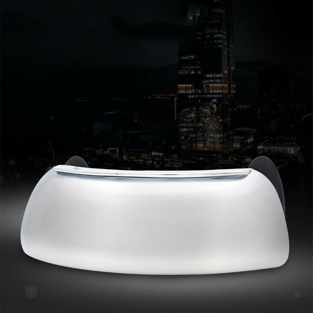 1x Universal Motorcycle Rear view blind spot Mirror 180° Wide Angle Convex