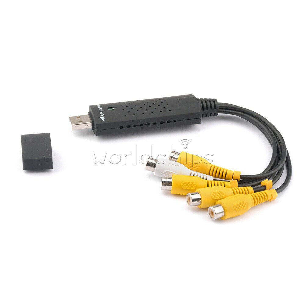 4 Channels Usb 2.0 Audio Capture Adapter For PC + Notebook Video Capture Stick