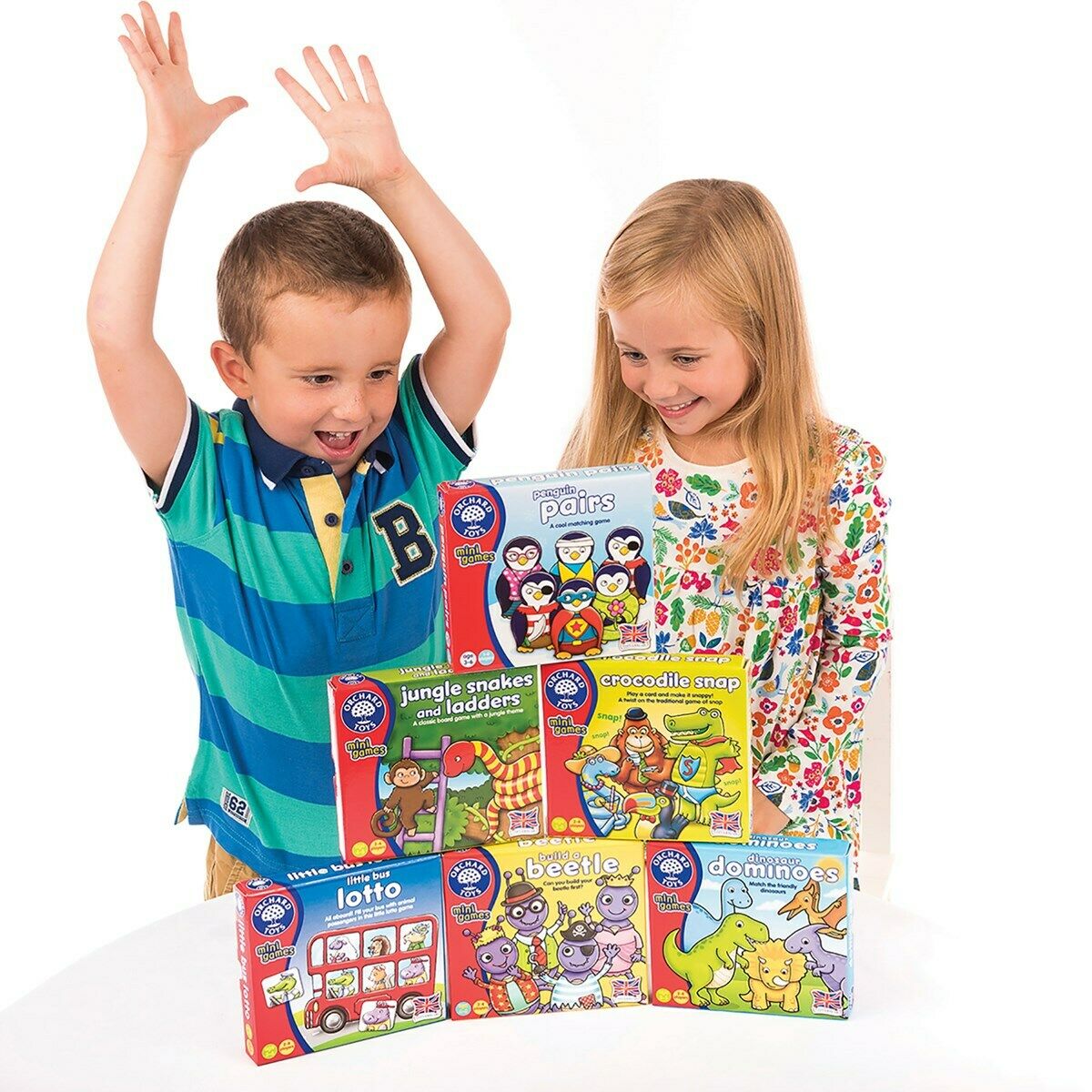 Orchard Toys 352 Jungle Snakes & Ladders Travel Mini Game Toddler Children 4yrs+