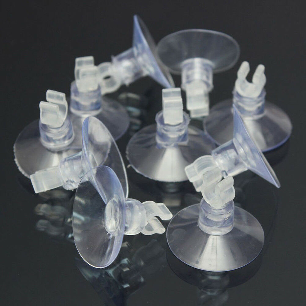 10pcs Aquarium Fish Tank Suction Cup Sucker Holder For Air Line Tube Hose Pump