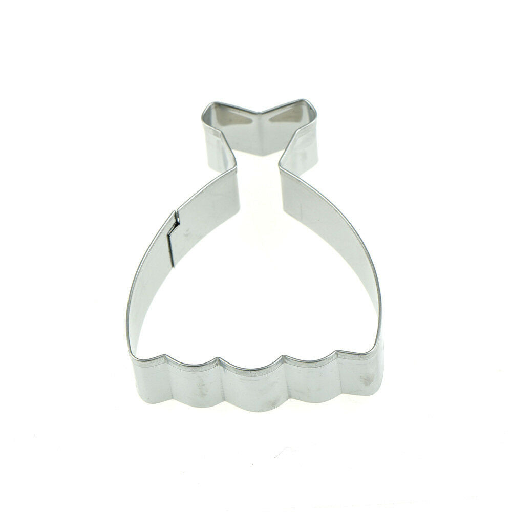 party princess dress shape cookie cutter fondant cake sugarcraft mold deco.l8