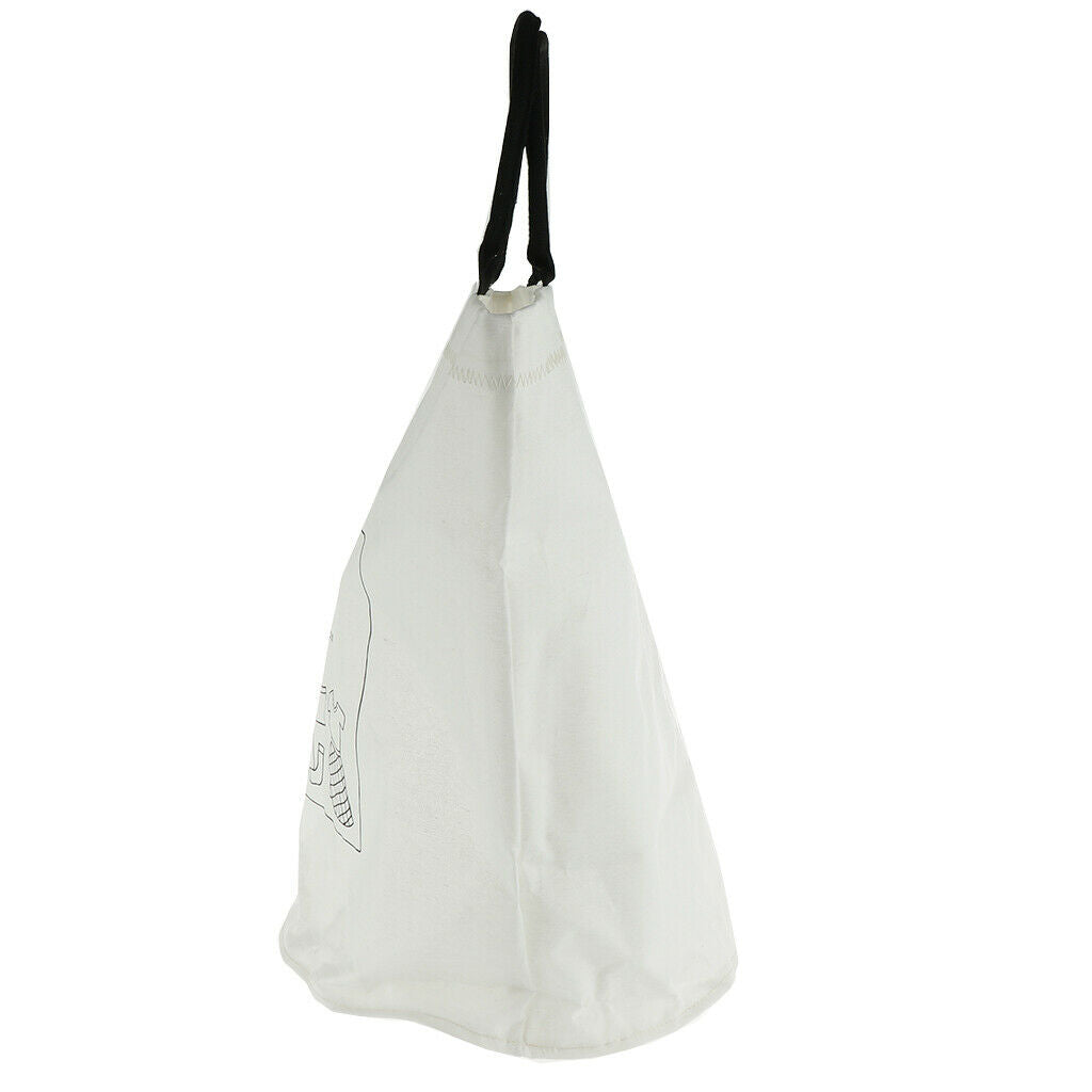 Shopping Tote Bag Shoulder Bag Handbag Grocery Bag Toys Snacks Clutter White