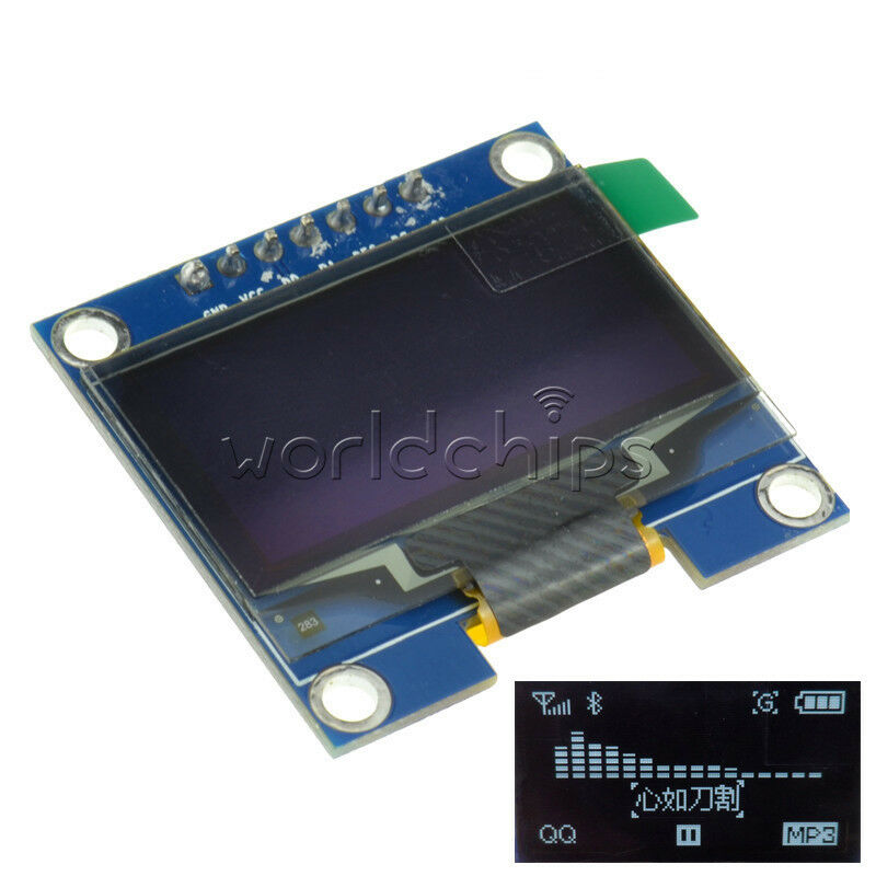 1.3" White SPI 128X64 OLED LCD LED Display Module Board For Arduino UNO