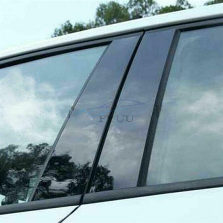 6 Pieces Vehicle Door Window Pillar Post Trim Cover For Chevrolet Impala 2014-20