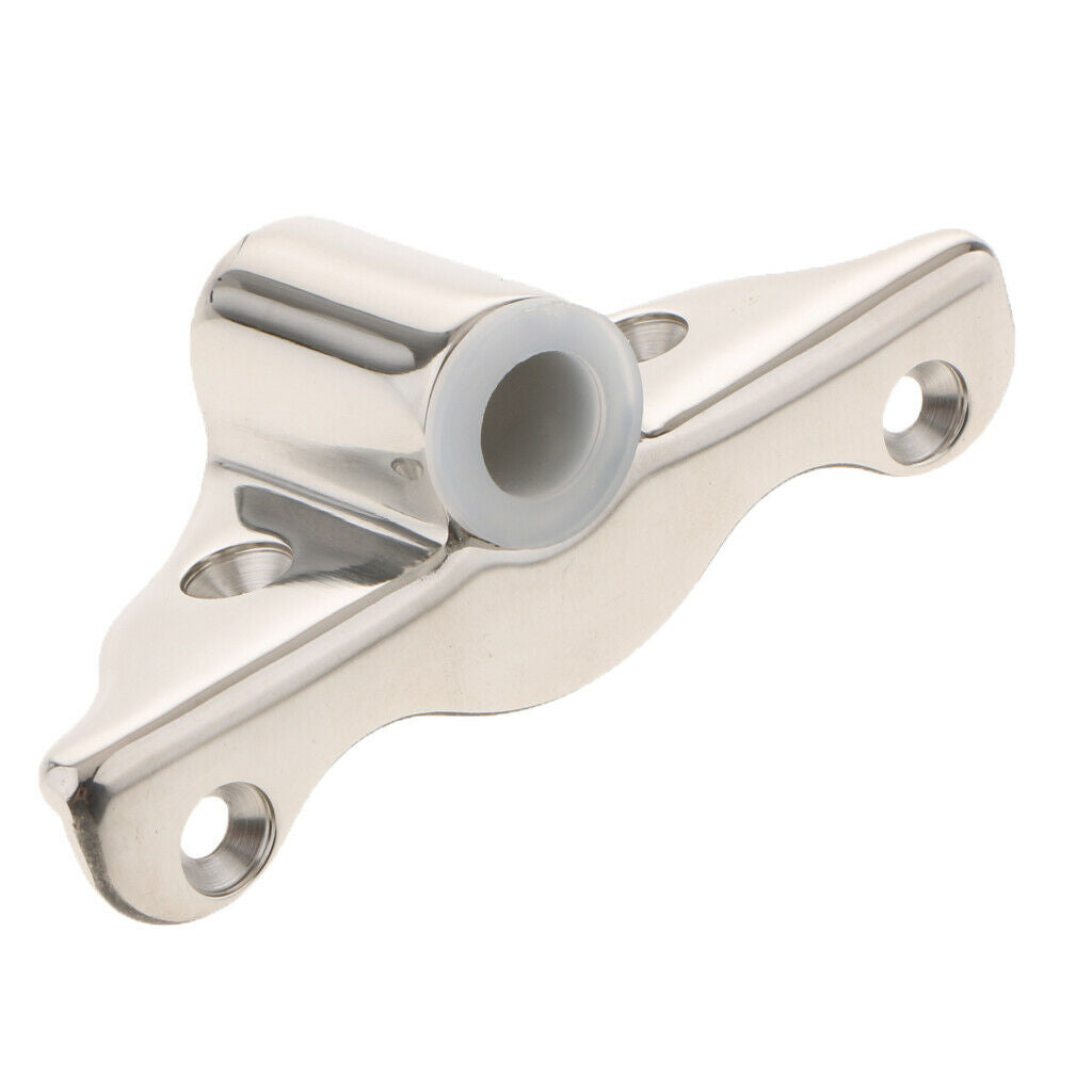 2 Pieces Stainless Steel 316 Marine Oarlock Sockets Universal For Boat