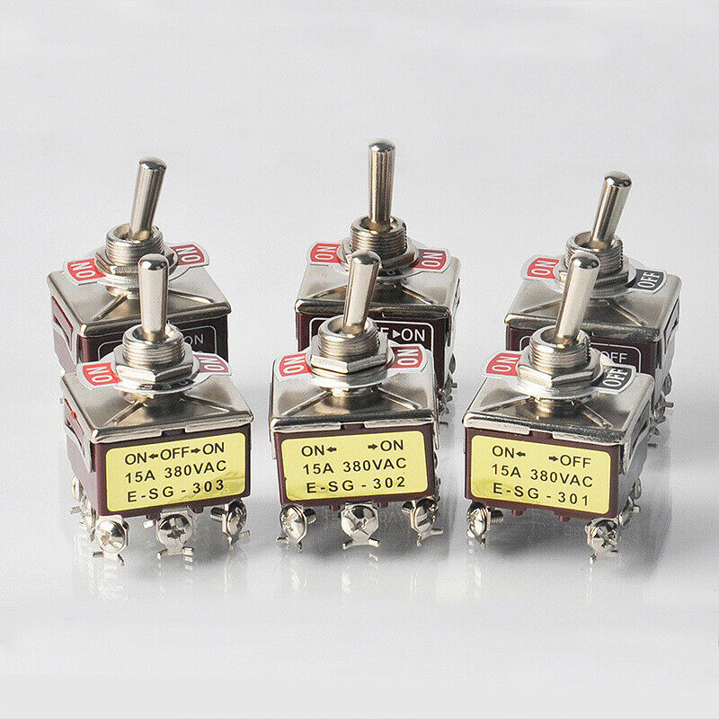 Toggle Switch Double Throw Power Toggle Switch 12Mm Three-Phase High Current