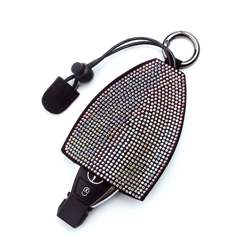 Drill Diamond Car Key Chain Case Remote Wallet Holder Shiny Bag Cover Universal