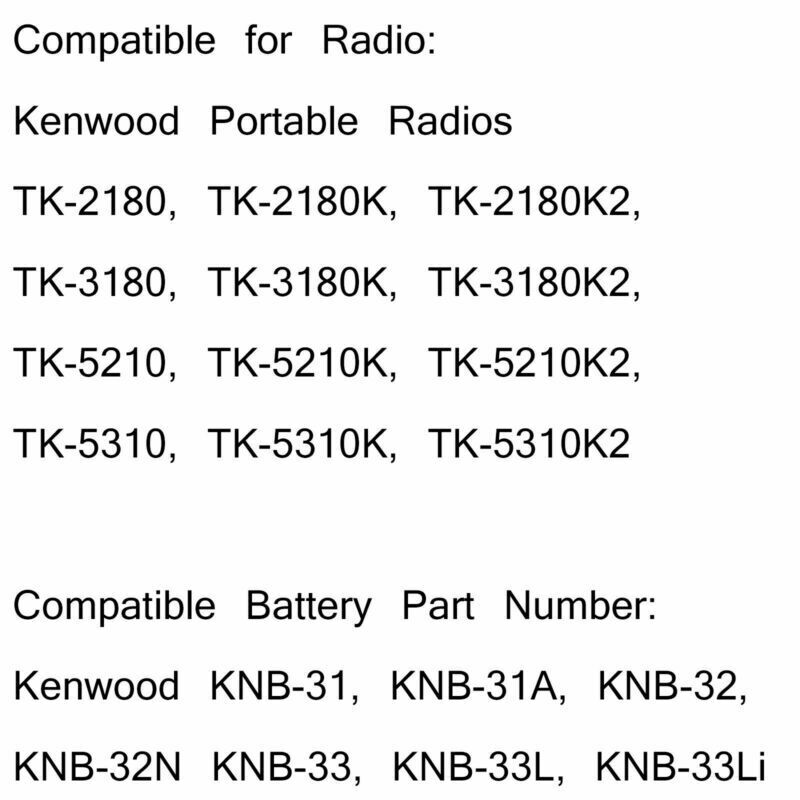1x KSC-32 Battery Rapid Charger For Kenwood KNB-32N KNB-31 TK-2180 Radio  B5