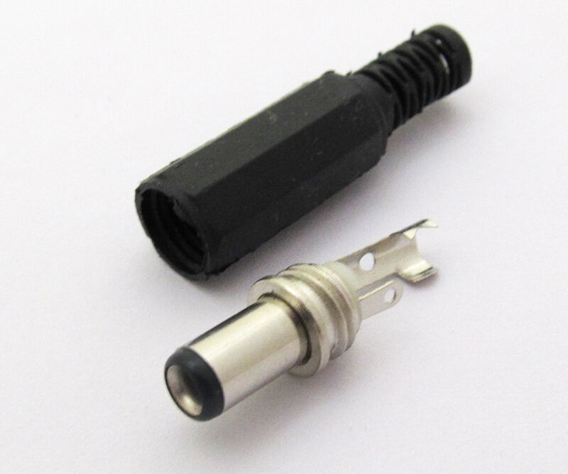 10pcs 5.5x2.1mm 5521 DC Power Male Plug Connector Plastic Cover