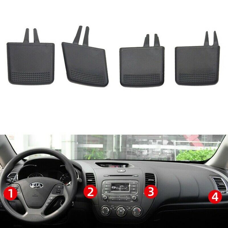 4PCS Car Air Outlet Tap Clip Repair Kit Air Conditioner Vent for Kia K3 2011-2W3
