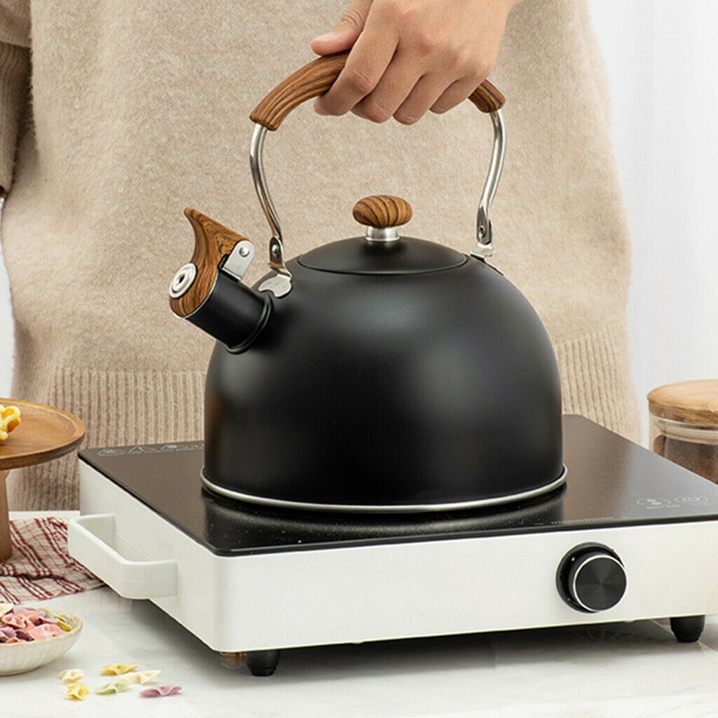Tea Kettle Tea Pot with Adjustment Handle Whistle Stainless Steel Tea Kettle