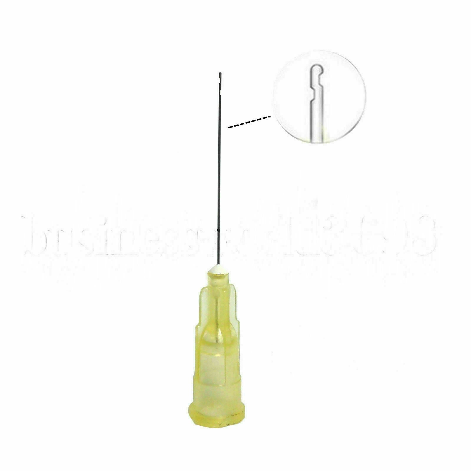 500pcs Dental Disposable Syringe Tips 30G Endo Irrigation Needle 2 Side Holes