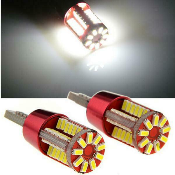 10pcs T10 Canbus Error Free 501 194 W5W Duct 3014 Car 57smd Side Bulb