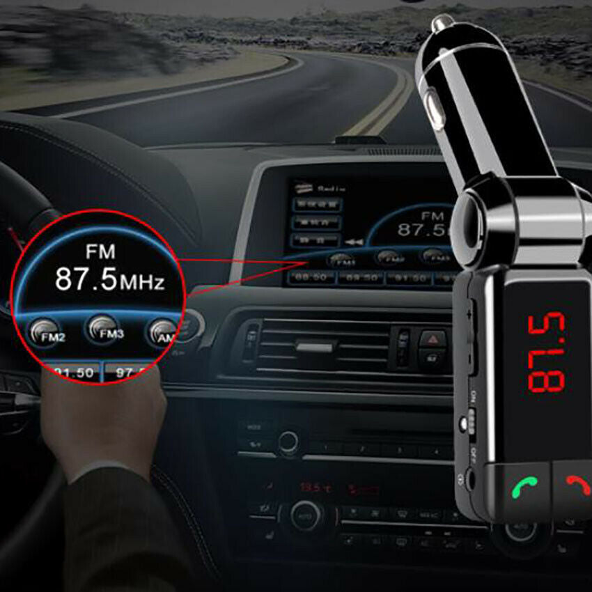 BC06 Bluetooth Car Wireless FM Transmitter 2USB Charger Adapter HandsFree