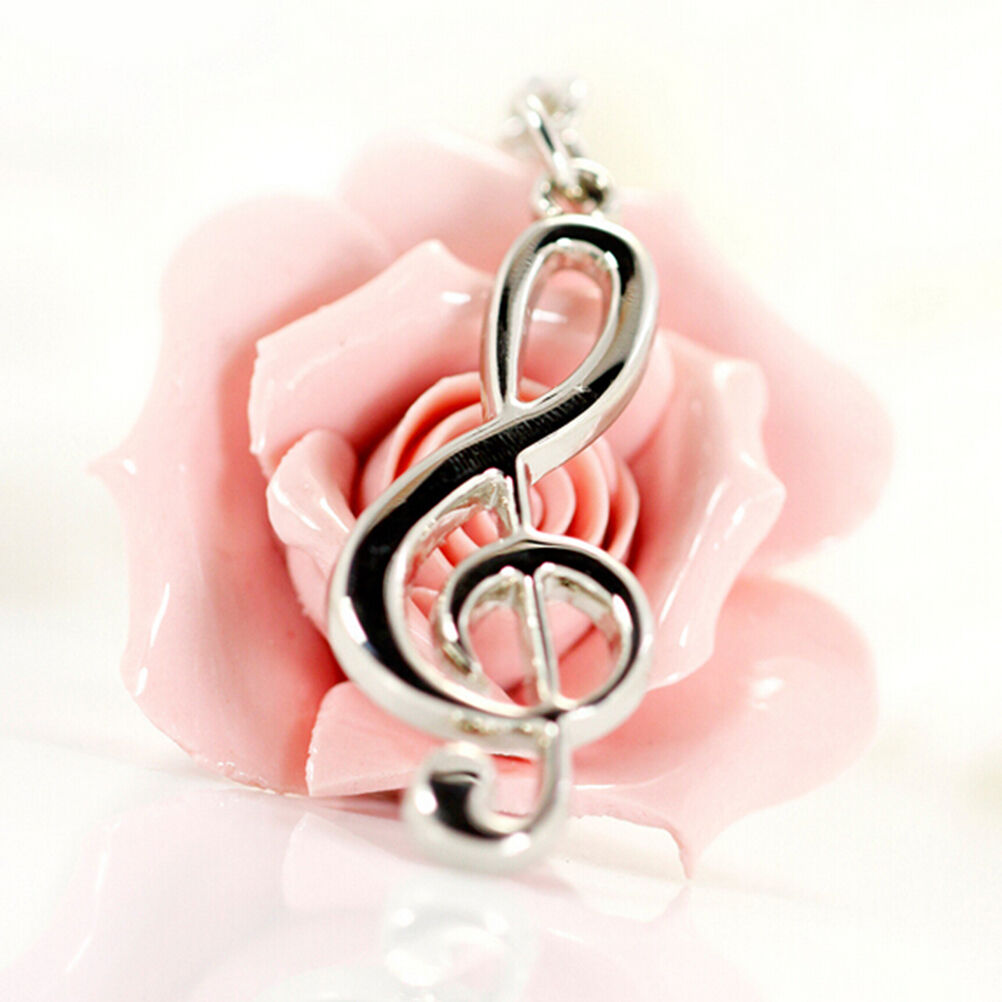 Creative Music Symbol Metal Keychain Ring Keyring Key Fob Funny Xmas Gif.l8