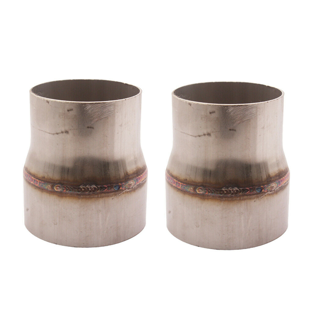2Pcs Stainless Steel Exhaust Pipe Reducer 3" O.D. to 4" O.D. Rustproof