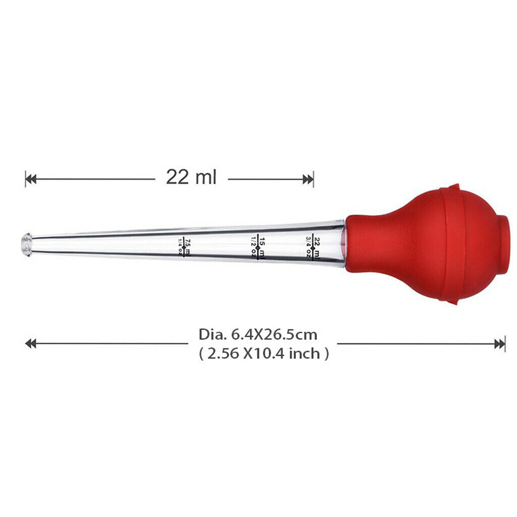 4-in-1 Turkey Baster Cooking Meat Poultry Marinade Injector Food Flavor