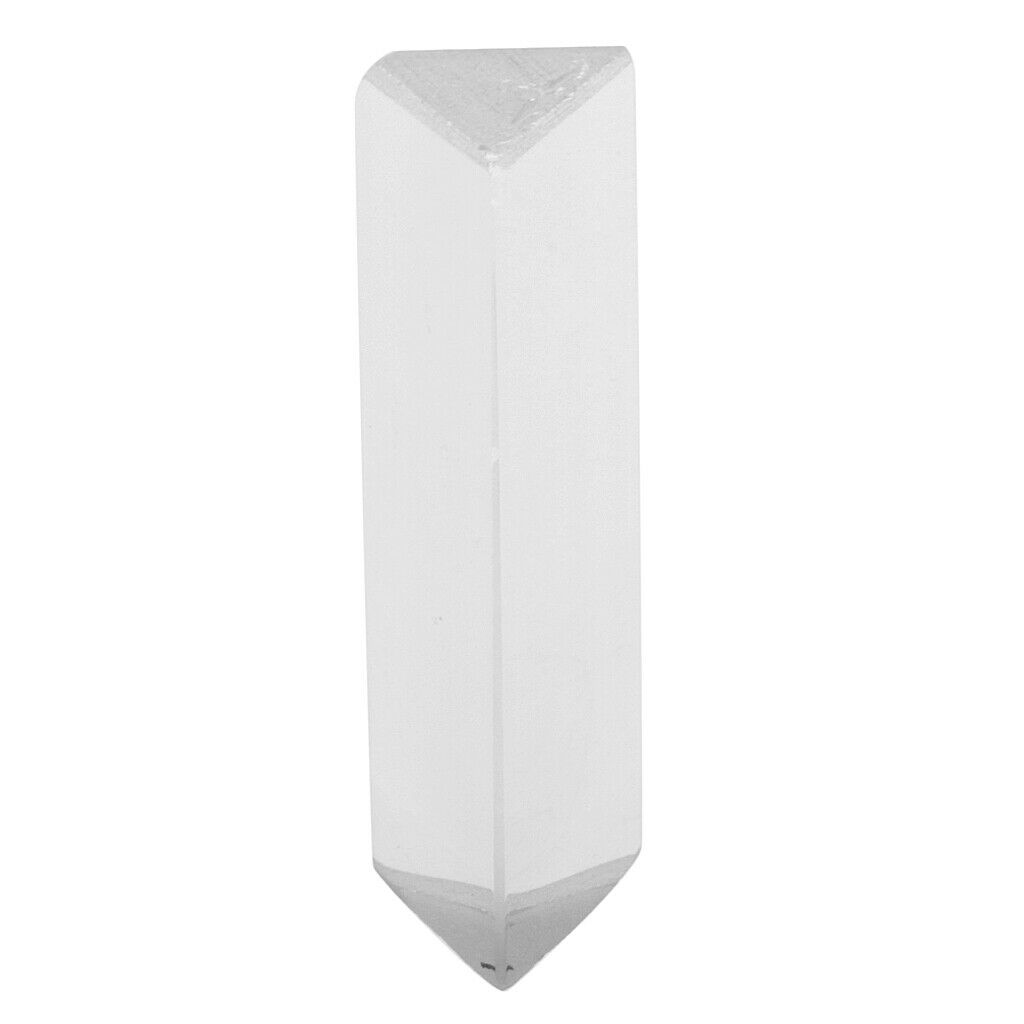 3 inch Triangular Prism Teaching Optical Glass Physics Education