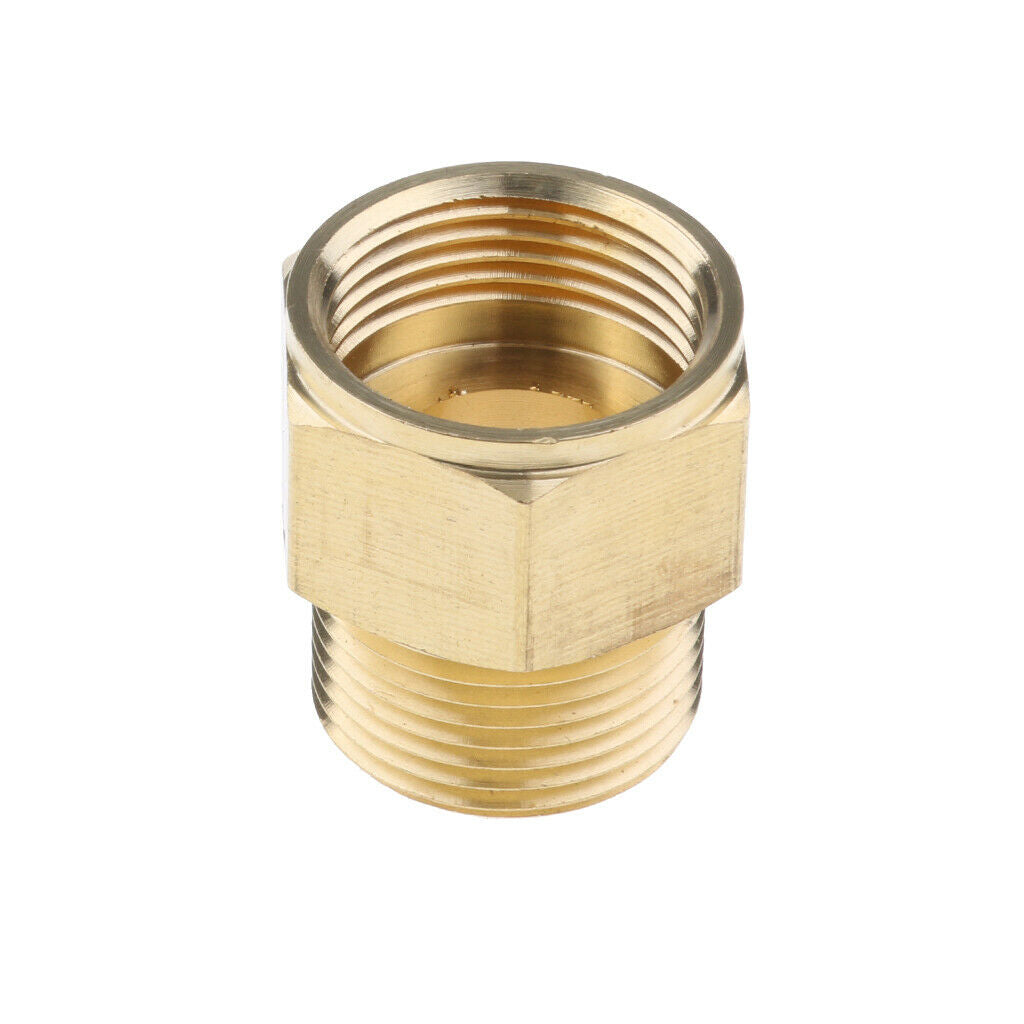 Pressure Washer Jet Wash 1/4 Female To 3/8 Male Brass Coupling