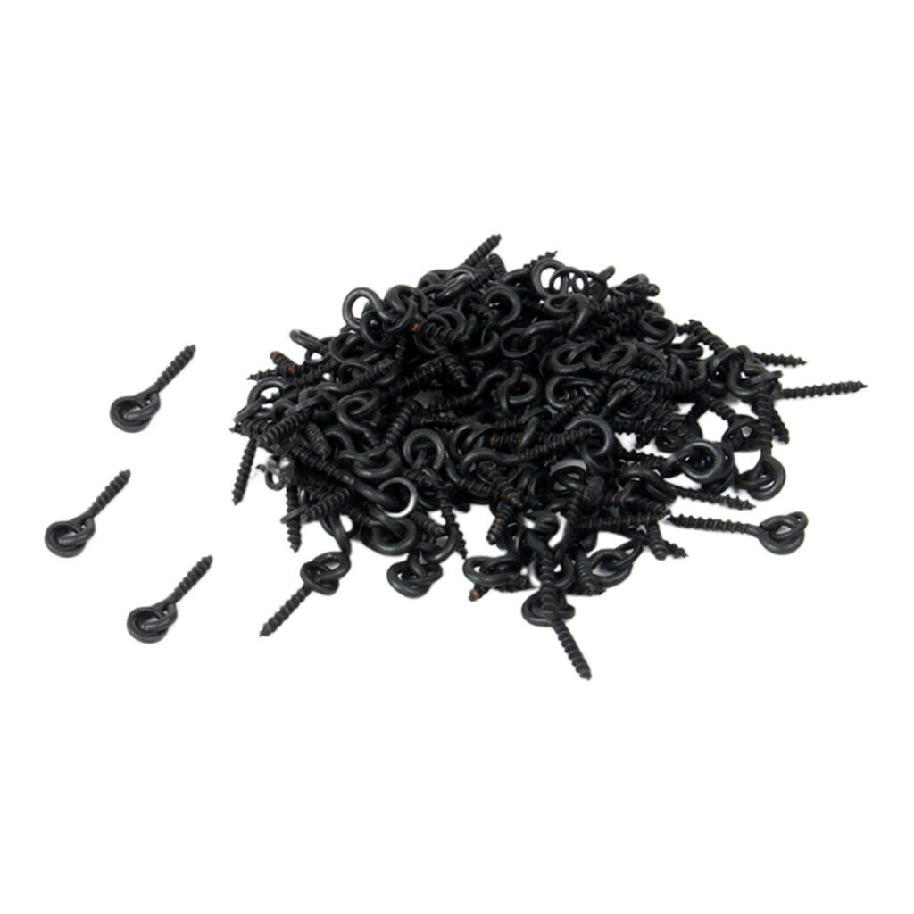 50pcs Carp Fishing Chod Boilie Screw with Ring  Up Peg Bait Pellet Holder