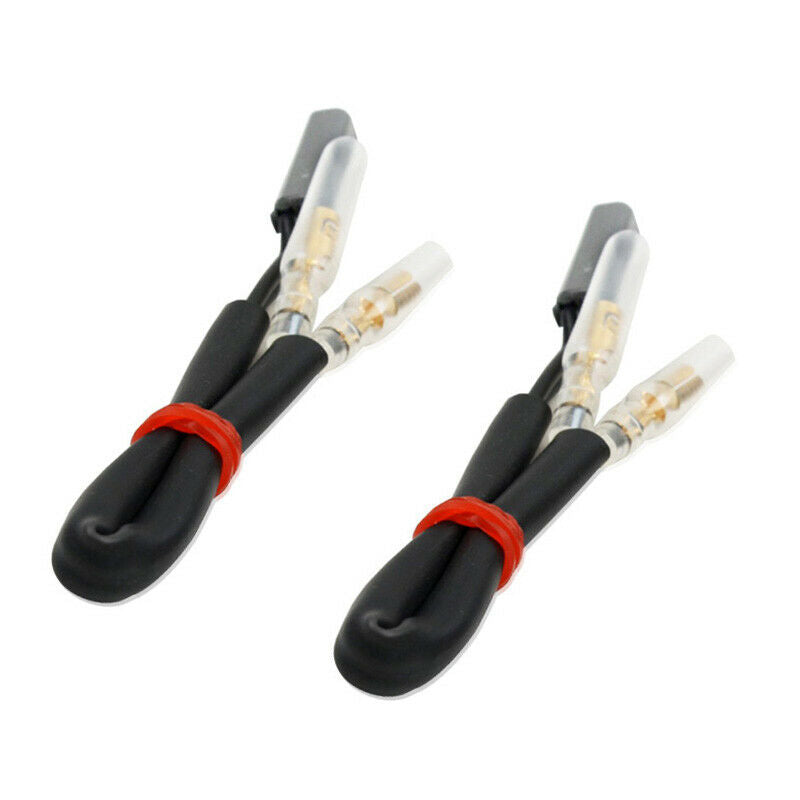 2PCS Turn Signal Marker Wire Adapter Plug Connectors 2 Pin Connector Moto.l8