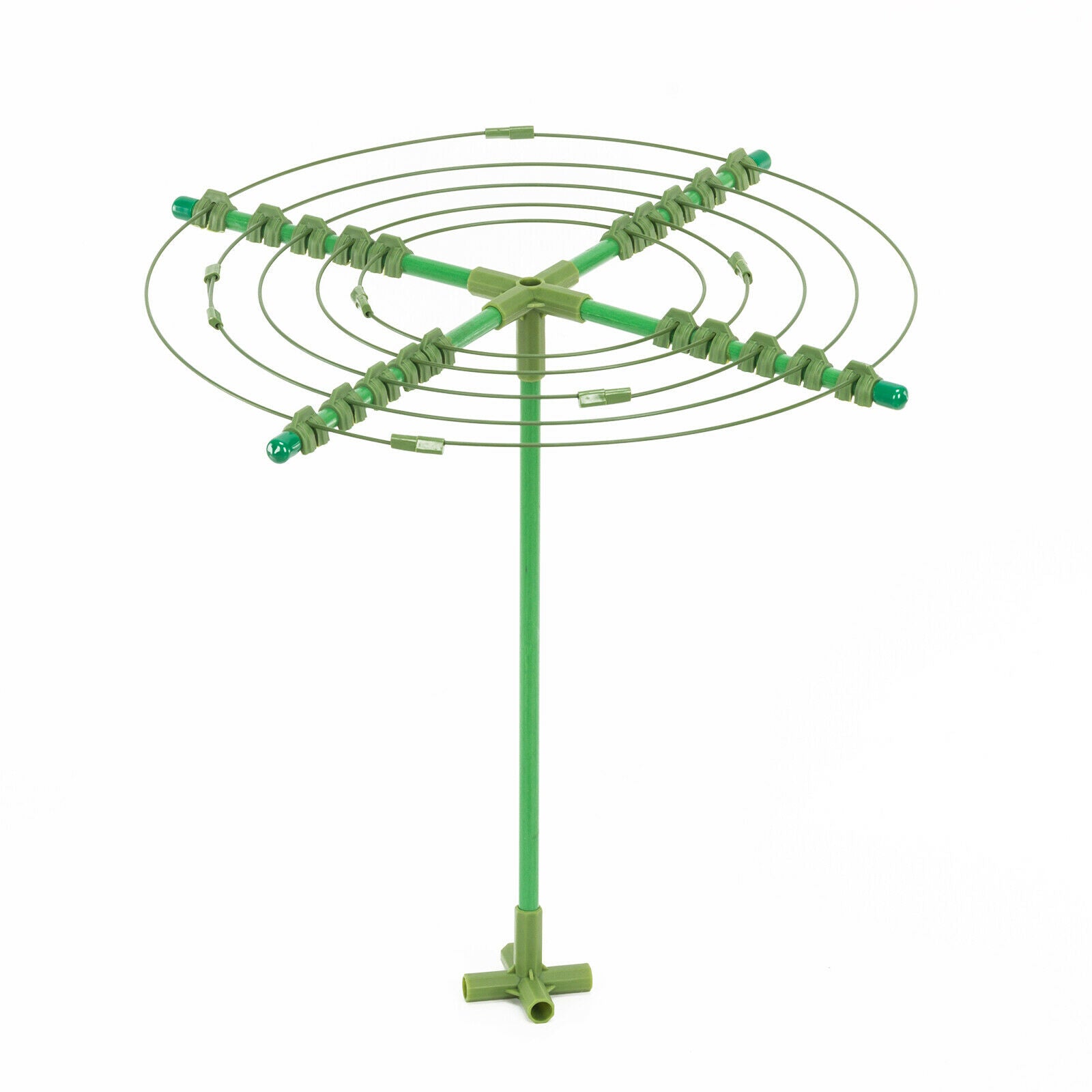 Garden Plant Support Cage Frame Ring Tie Metal Flower Climbing Frame Pile Set