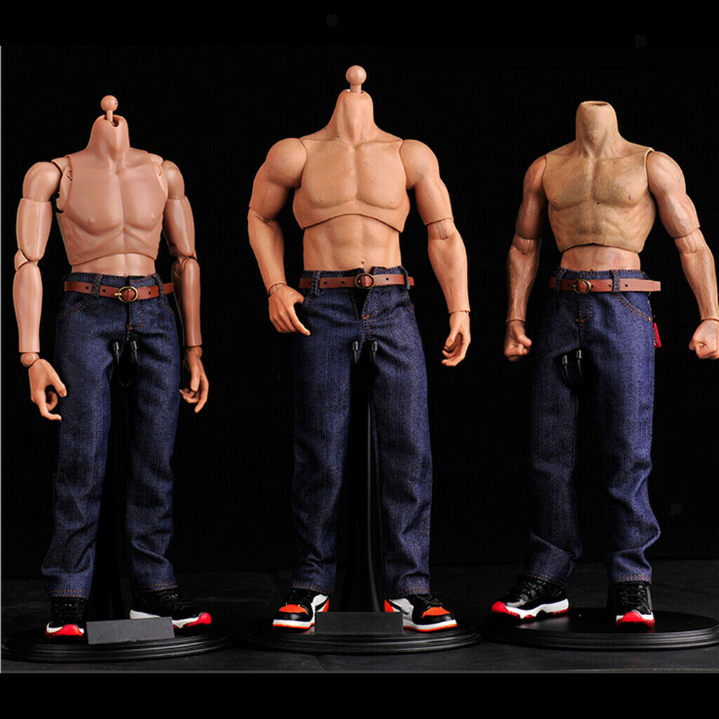 1/6 Scale Men Blue Jeans Pants Trousers for 12 Inch Action Figures Toys
