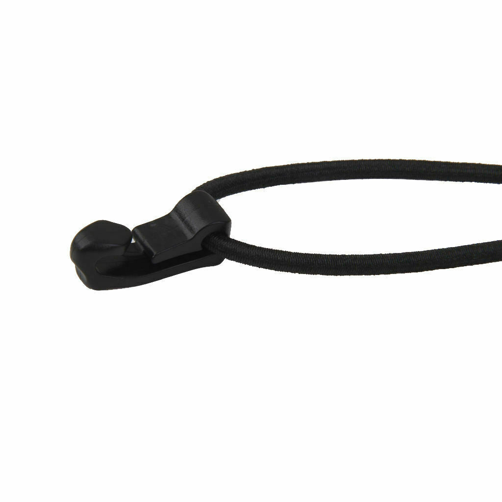 5pcs black bungee rope elastic binding straps hook buckle im