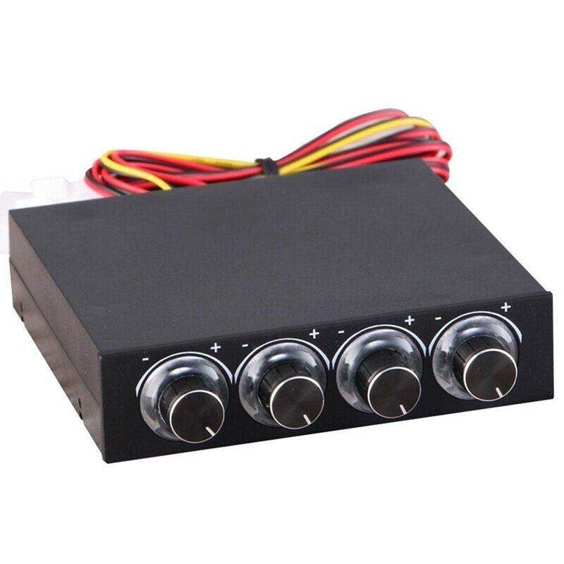 Fan Controller 4 Channel Computer Fan Speed & Temperature Reduce Noise ControlC8