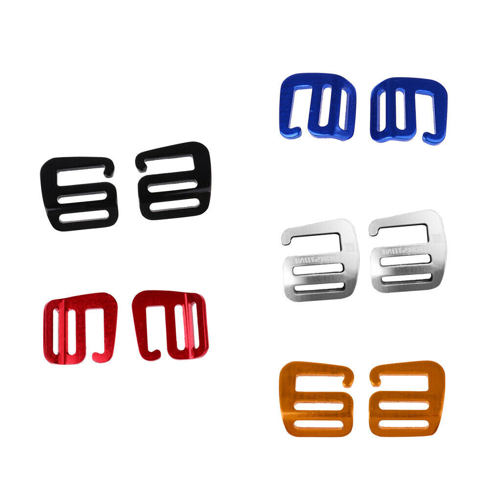 10 Pieces 1inch Sturdy Hook Outdoor Webbing Buckle Luggage Sack Pack Bag Strap