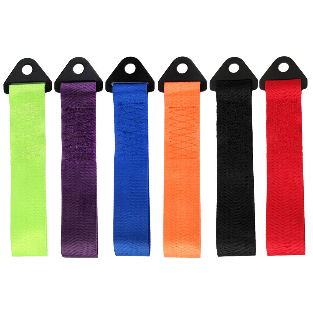 24cmx5cm Heavy Duty Nylon Tie Down Ratchet Strap Set Car Trailer Boat Black