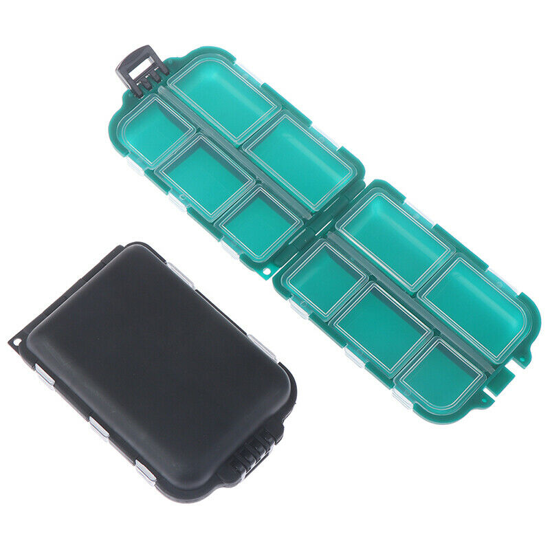 Fishing Lures Box Storage Fish Accessory Bait Tackle Plastic Compartment .l8