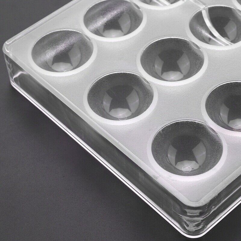 24 Holes Semi Sphere Chocolate Mould Polycarbonate Chocolate Bar Mold Half BalA5