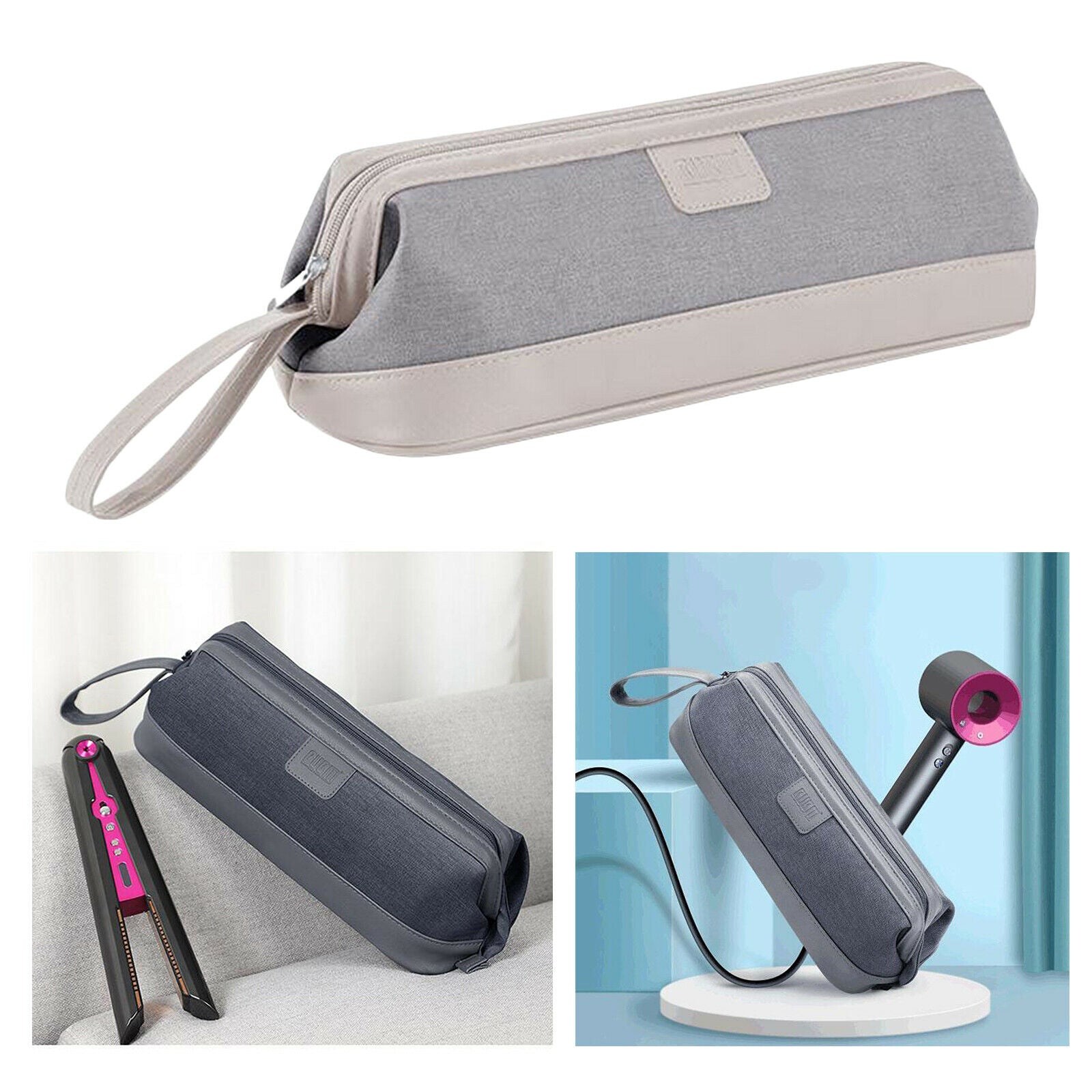 3pcs Dustproof Hair Dryer Storage Carrying Large Capacity for Dyson