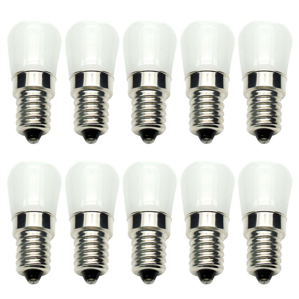 10-Pack 2W E14 LED Light Bulb Replacement Lamp Bulb for Kitchen Warm White