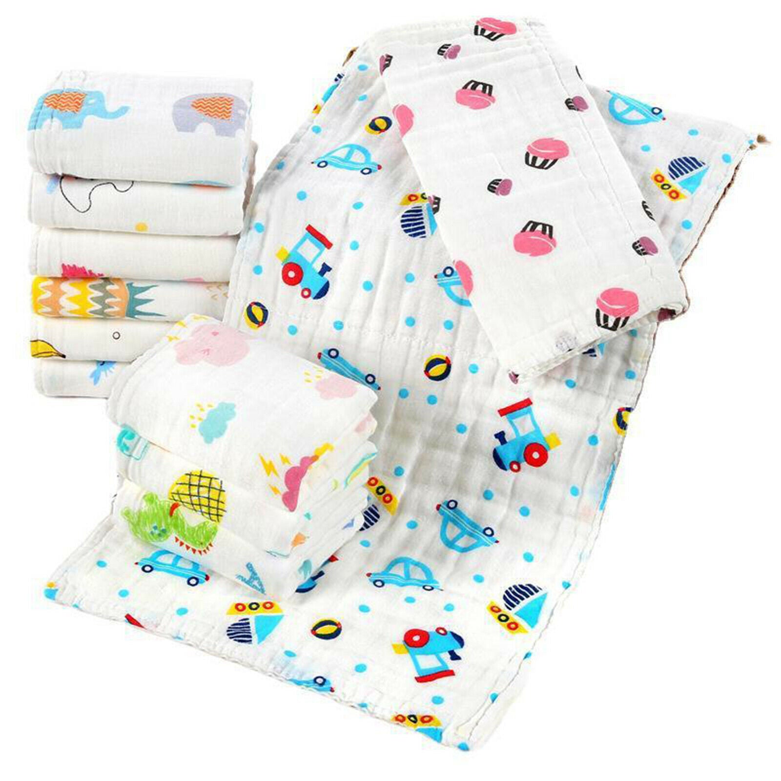 Set of 3 Cotton Baby Towel Water Absorption Color Random Baby Showr Gift