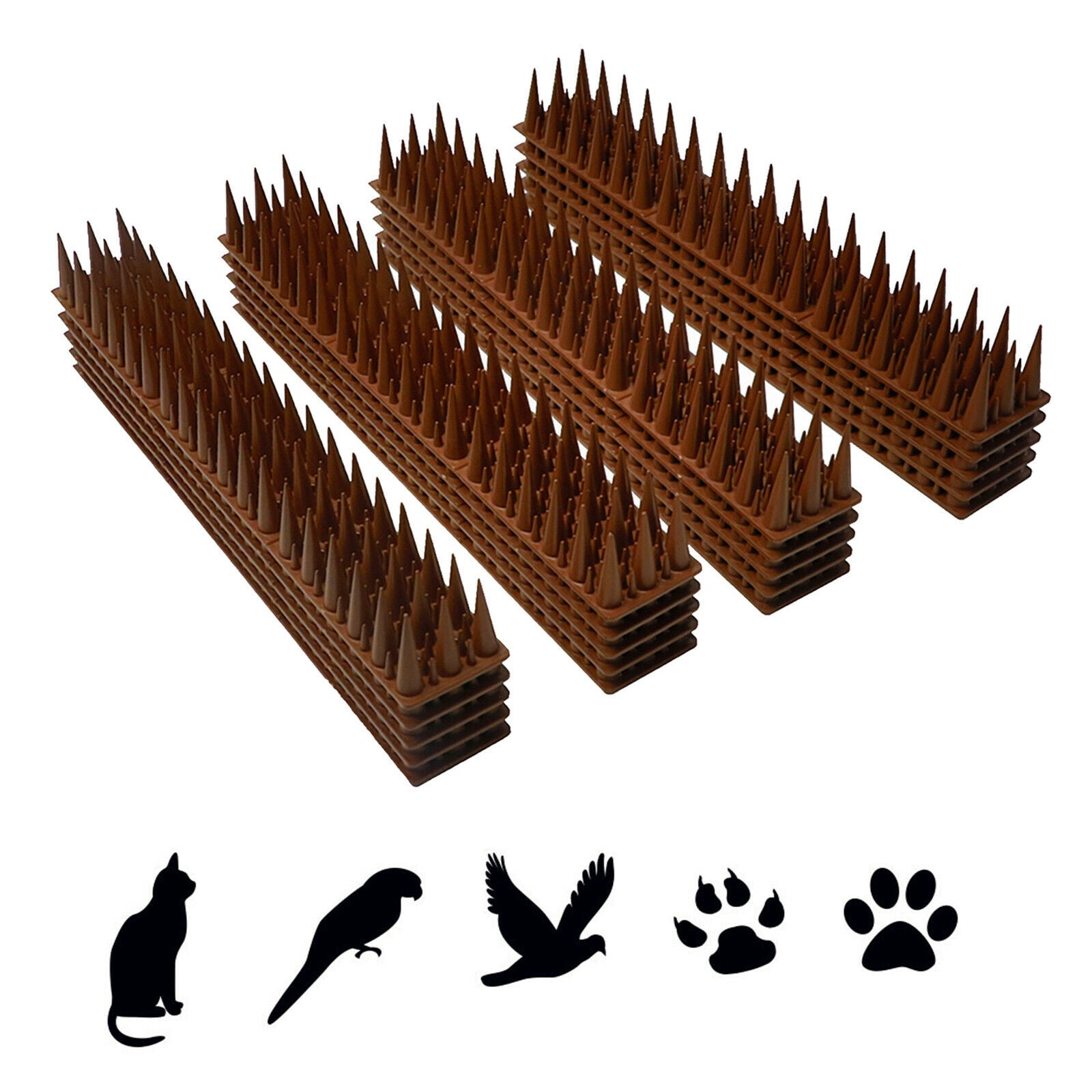 20x Cat Spikes Human Bird Possum Pest Control  Fence Wall Deterrent