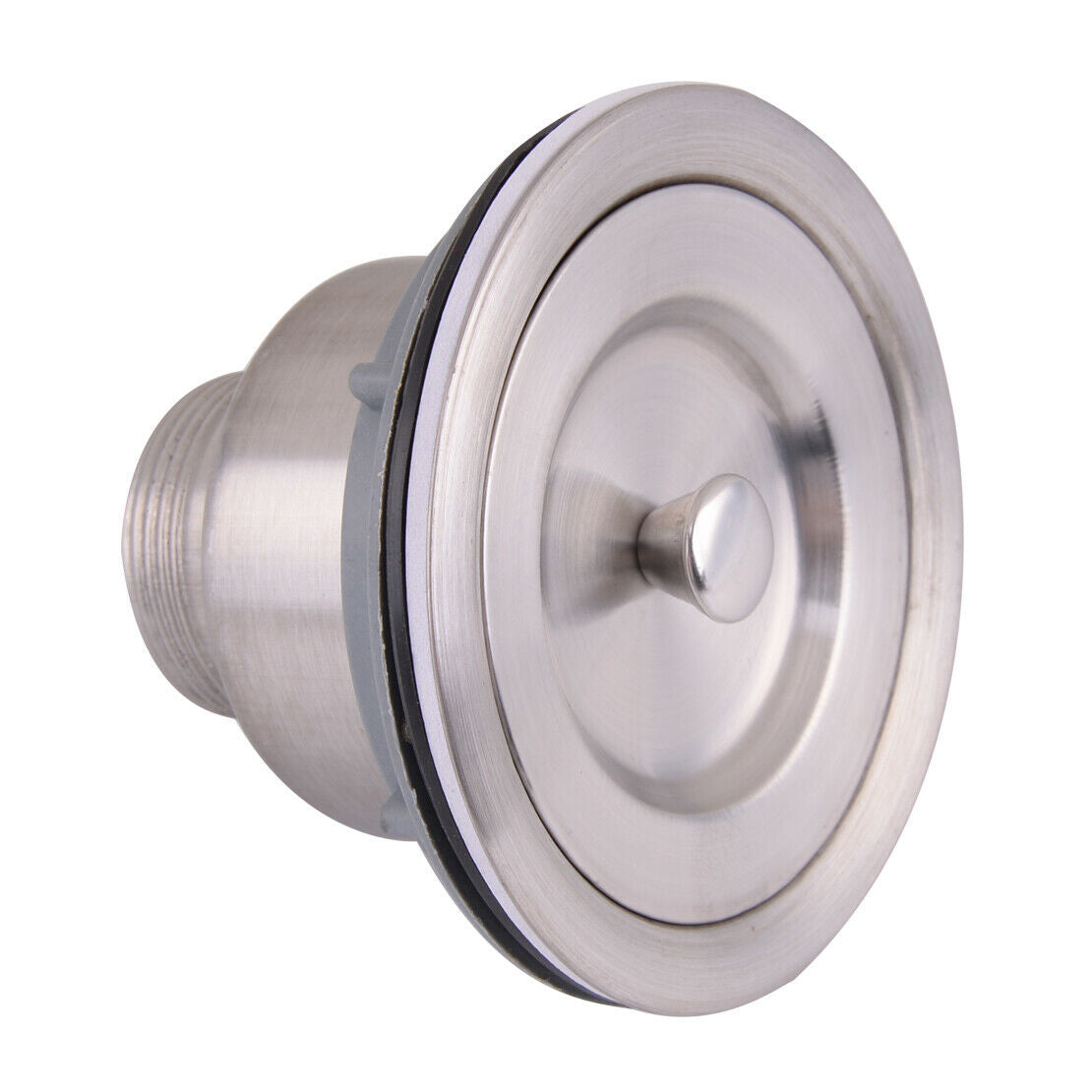 Stainless Steel Kitchen Sink Drain Strainer with Removable Waste Basket & Lid