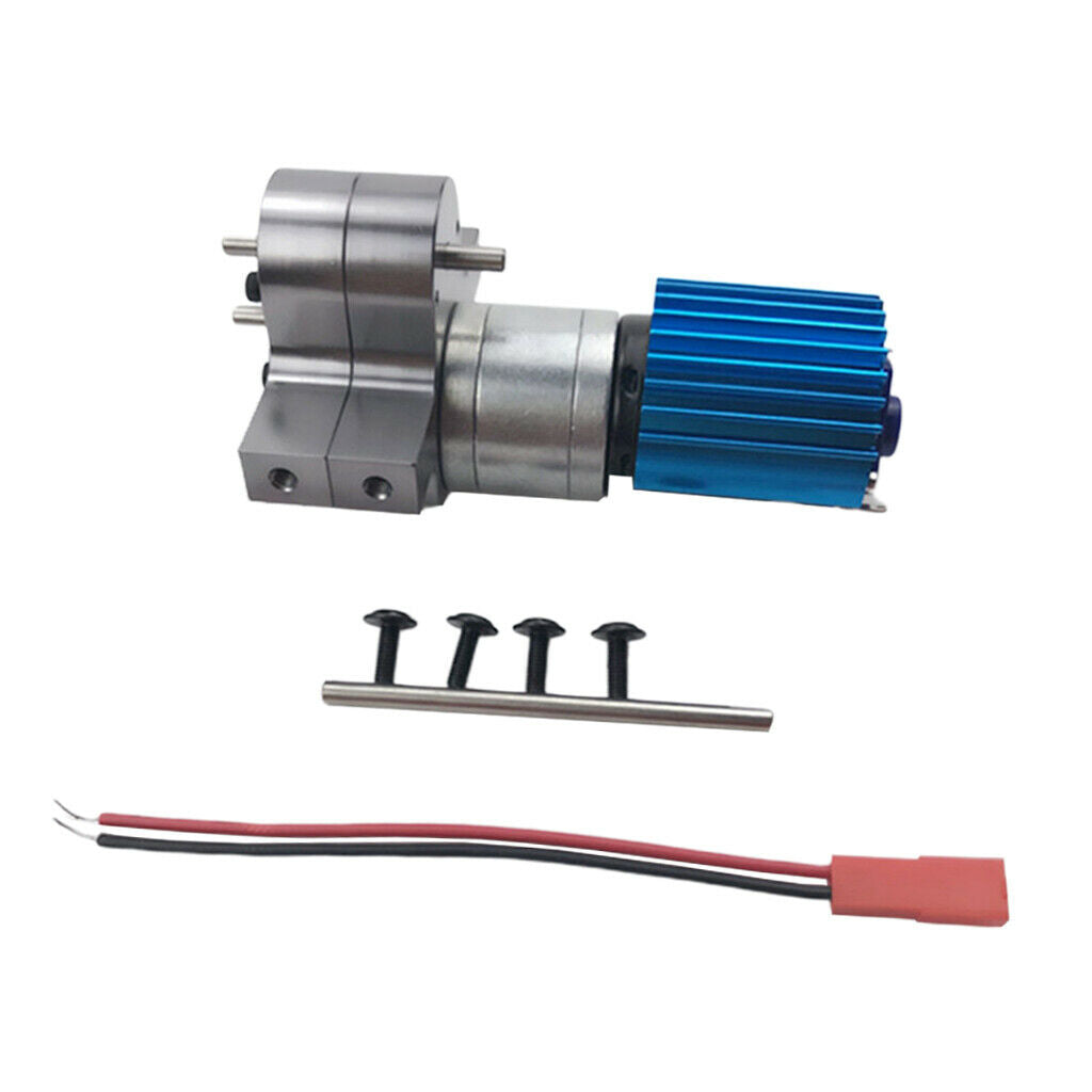 4WD 6WD Transfer Case with Motor for WPL RC Car Truck Upgrade Accessaries