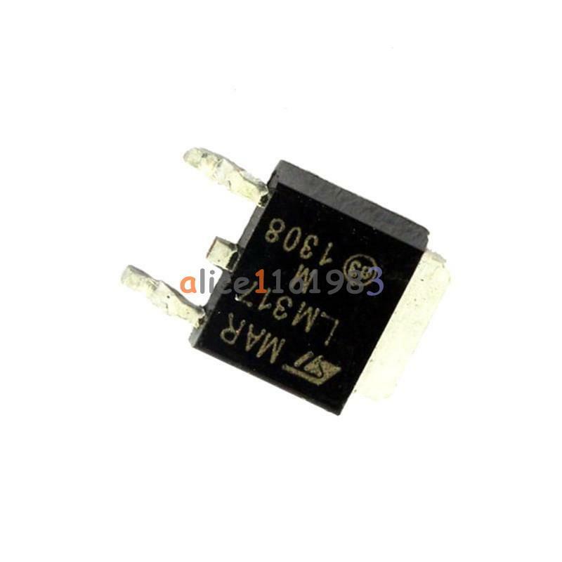 10PCS LM317M LM317 Medium Positive Adjustable Voltage Regulator 1.2-37V TO-252